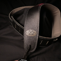 BGG 2.5" Padded Garment Strap - Black/Grey