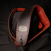 BGG 2.5" Padded Garment Strap - Black/Orange