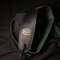 BGG 2.5" Padded Garment Strap - Black/Green