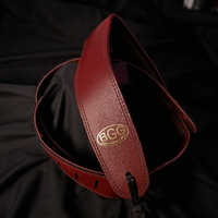 BGG 2.5" Padded Garment Strap - Maroon/Brown