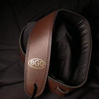 BGG 2.5" Padded Garment Saddle Strap - Brown/Black