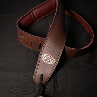 BGG 2.5" Padded Garment Saddle Strap - Brown/Brown