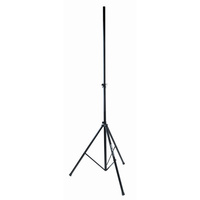 QuikLok S176 BK Aluminium tripod speaker/lighting stand w/reversible 35/38mm tube -Black