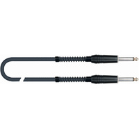 QuikLok Black Series Cable - 6.5mm straight mono jack to 6.5mm straight mono jack. 4.5M