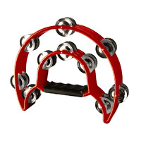 Stagg TAB-1-RD Cutaway Plastic Tambourine 20 Jingles