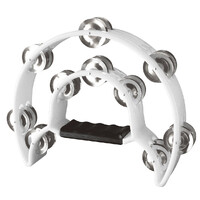 Stagg TAB-1-WH – Cutaway plastic tambourine with 20 jingles