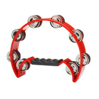 Stagg TAB-2 RD C/way Plastic Tambourine 16 Jingles